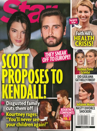 Illustration for article titled This Week in Tabloids: Scott Disick Wants Kendall to Be His Teen Bride
